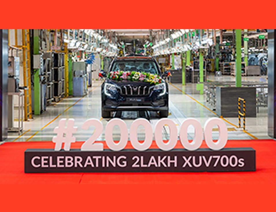 Mahindra XUV700 achieves 200000 unit milestone in record time